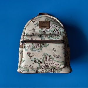 Peter Pan Neverland Map Disney Loungefly Backpack